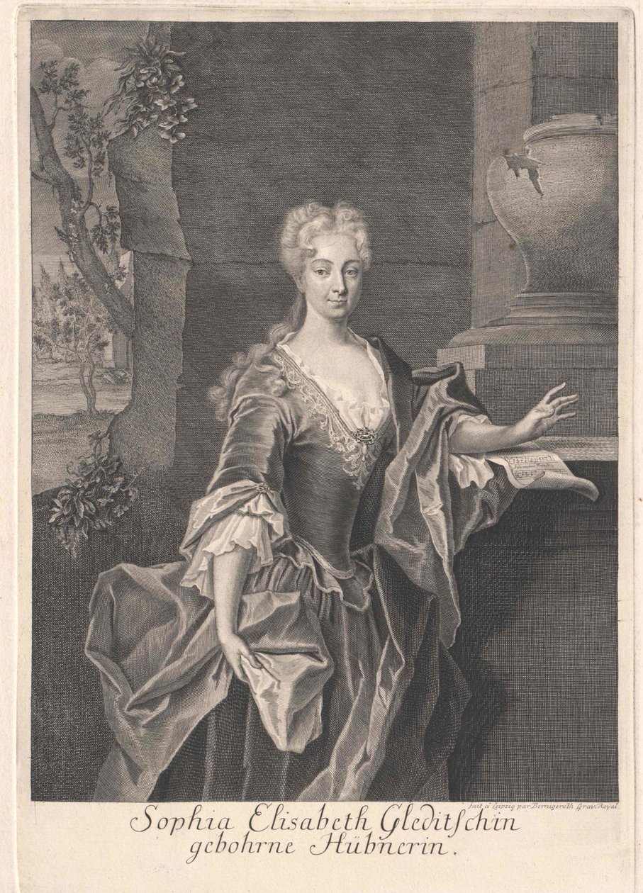 Sophia Elisabeth Huebner od Artist Unknown