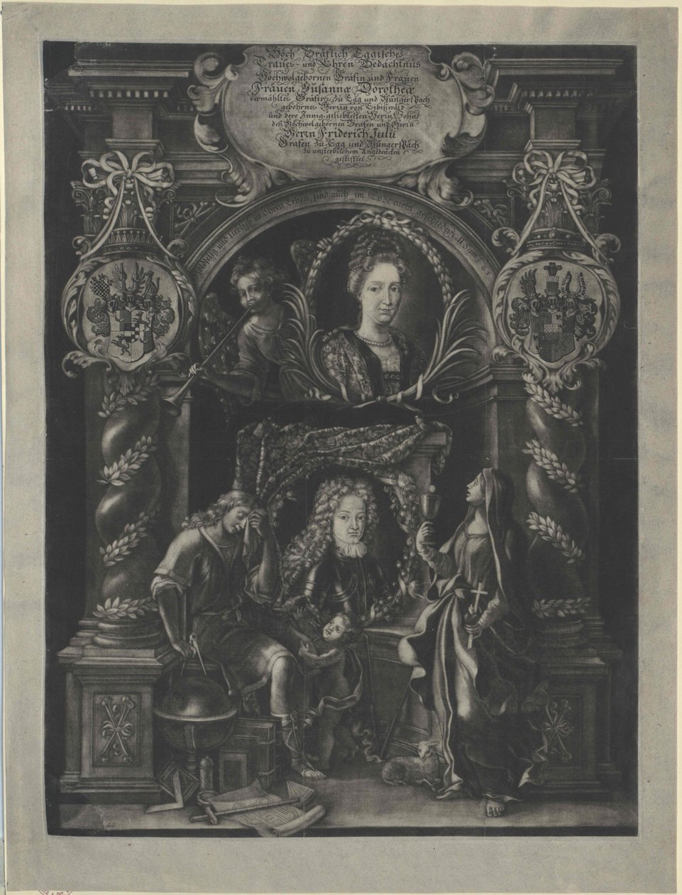 Susanna Dorothea von Eybiswald (tisk) od Artist Unknown