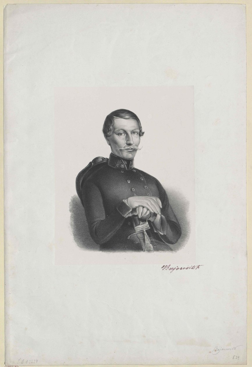 Titus de Bujanovits-Aggtelek od Artist Unknown