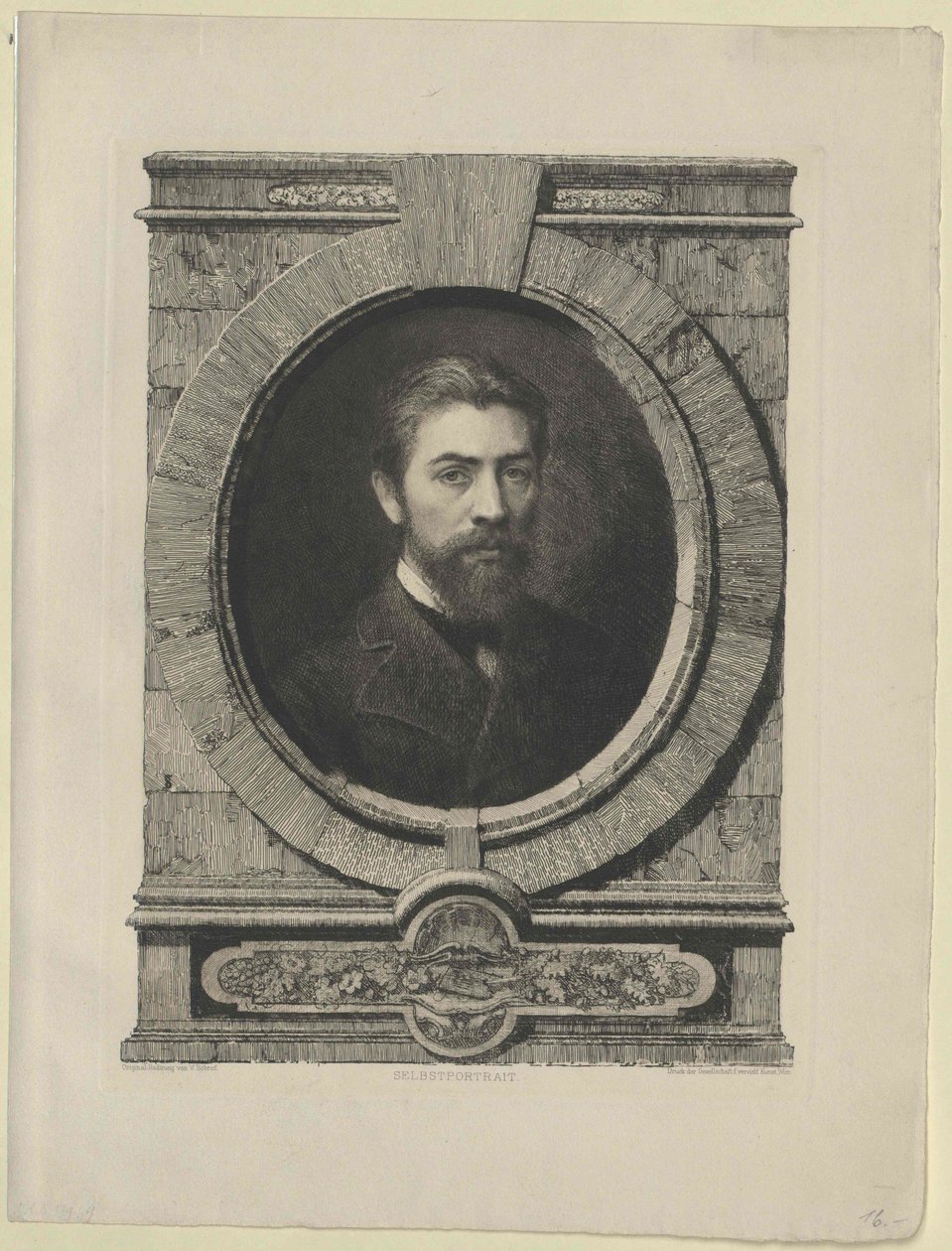 Viktor Alexijevič Bobrov (tisk) od Artist Unknown
