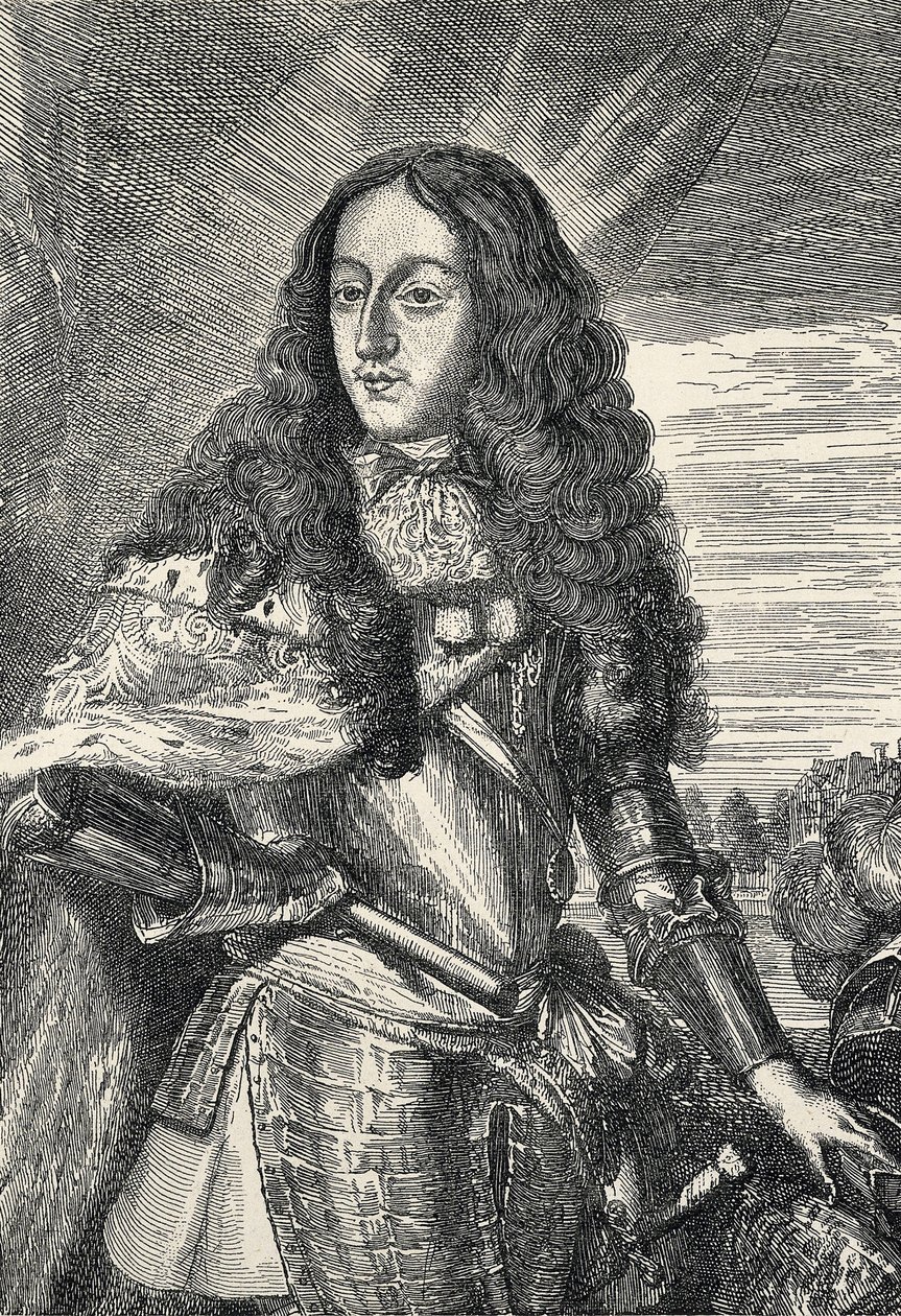 Vilém III. Oranžský (1650-1702). král Anglie, Skotska a Irska (1689-1702), z rodu Nassau. Rytina od Artist Unknown