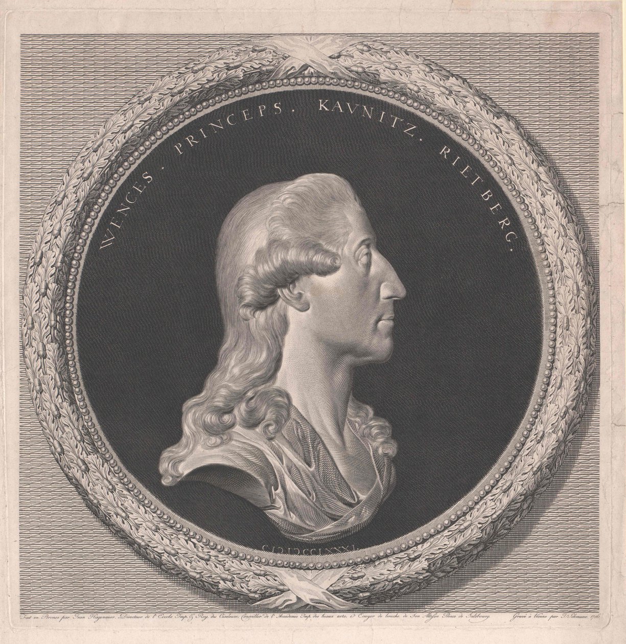 Wenzel Anton hrabě z Kaunitz-Rietbergu od Artist Unknown
