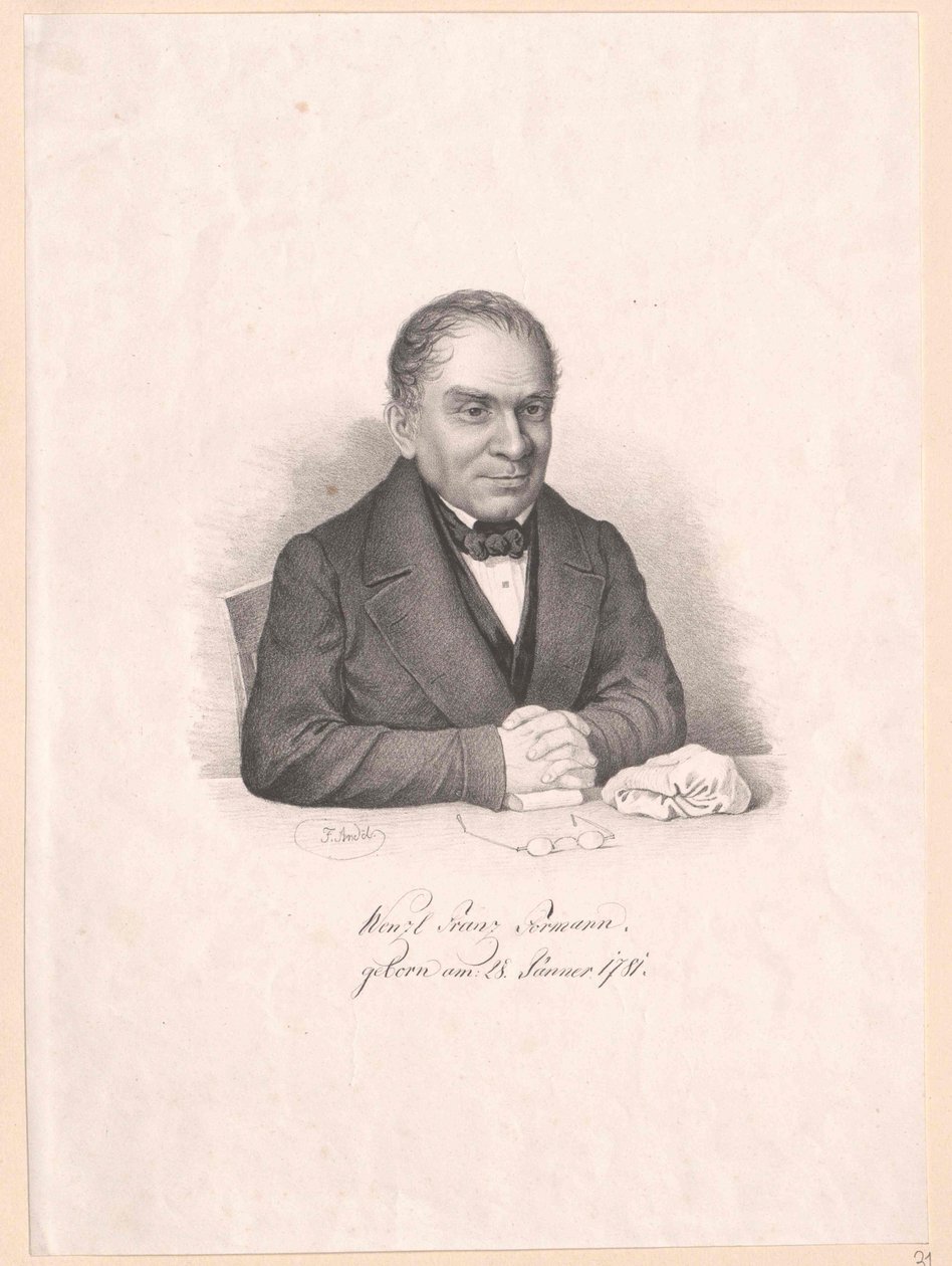 Wenzel Franz Formann (tisk) od Artist Unknown