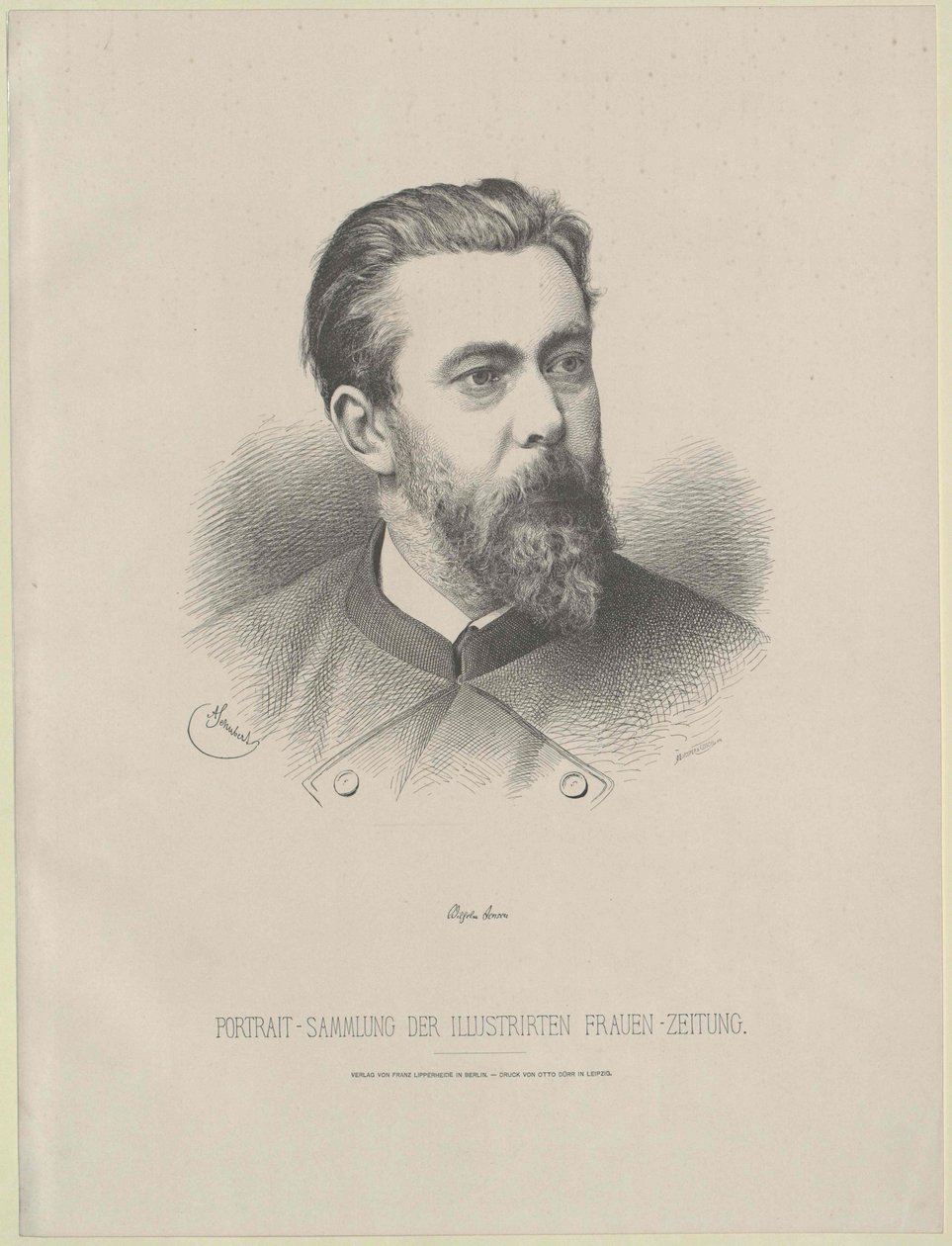 Wilhelm Jensen od Artist Unknown