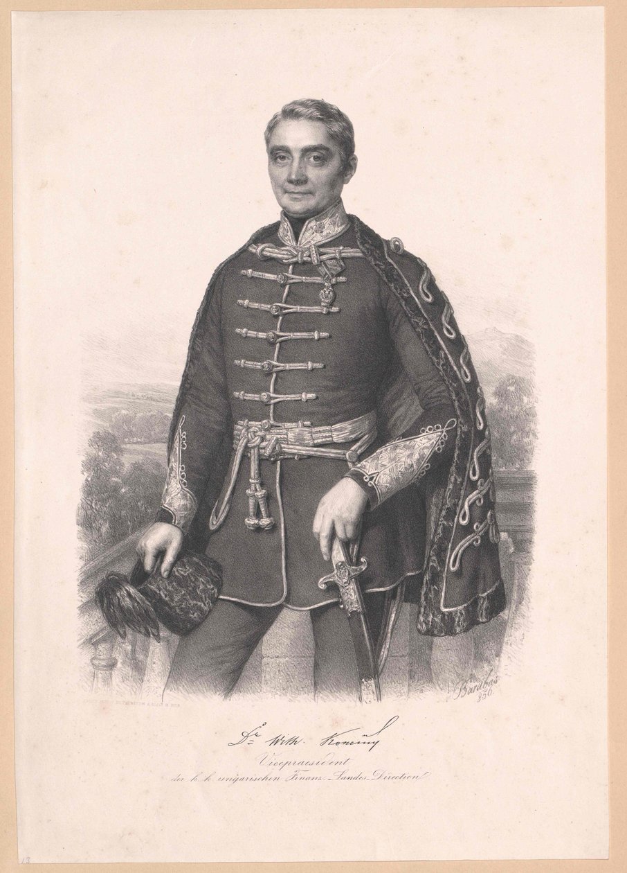 Wilhelm Theodor Konecny od Artist Unknown