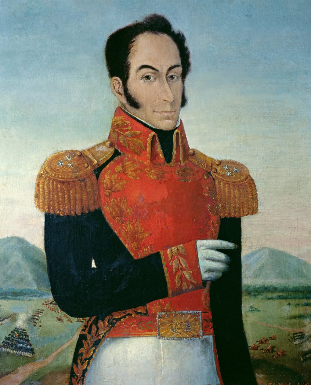 Simon Bolivar (1783-1830) od Arturo Michelena