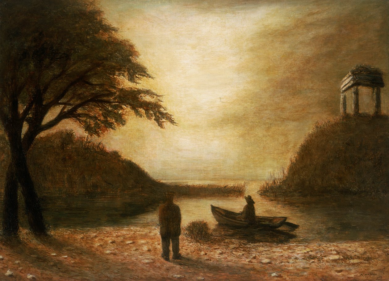 Večerní krajina, 1934 od Arturo Nathan