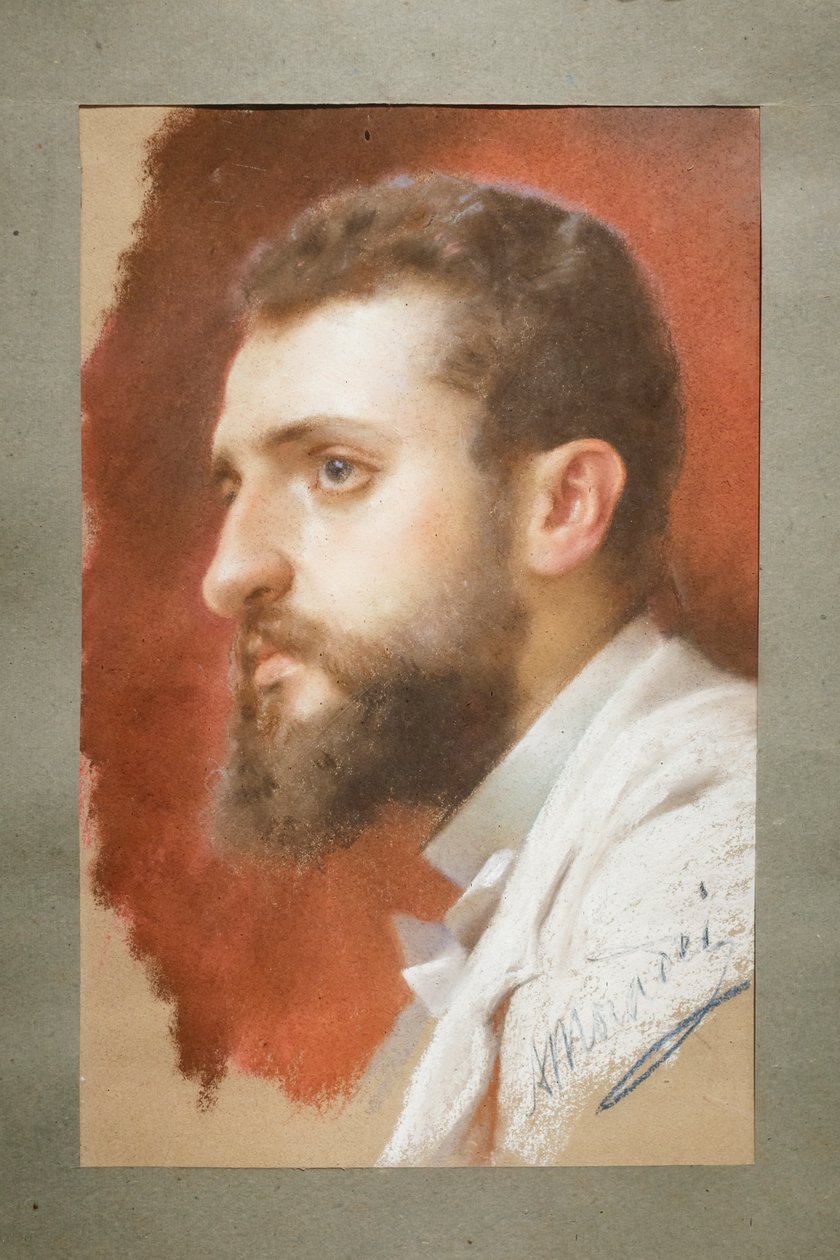 Portrét Vittoria Guaccimanniho, Arturo Moradei (pastel na papíře) od Arturo Moradei