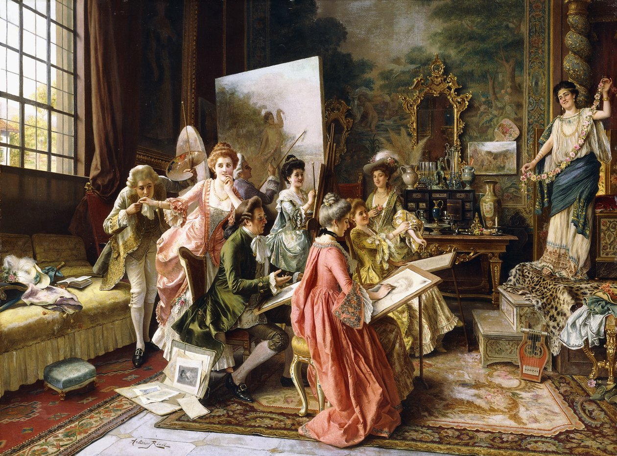 Výtvarná třída, od Arturo Ricci