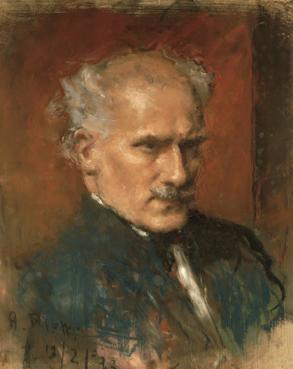 Portrét Artura Toscaniniho (olej na plátně) od Arturo Rietti