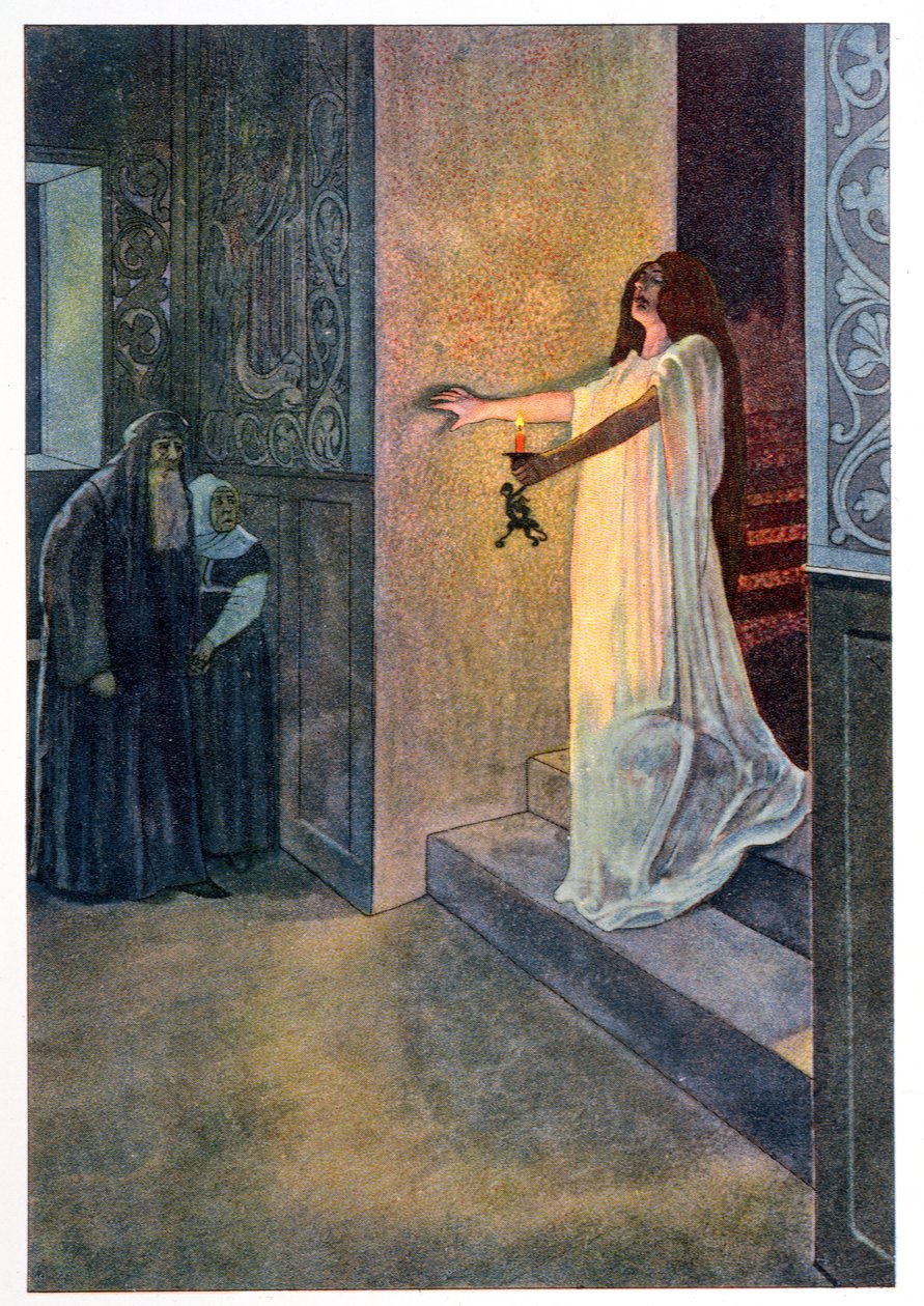 Lady Macbeth Sleepwalking, ilustrace z 