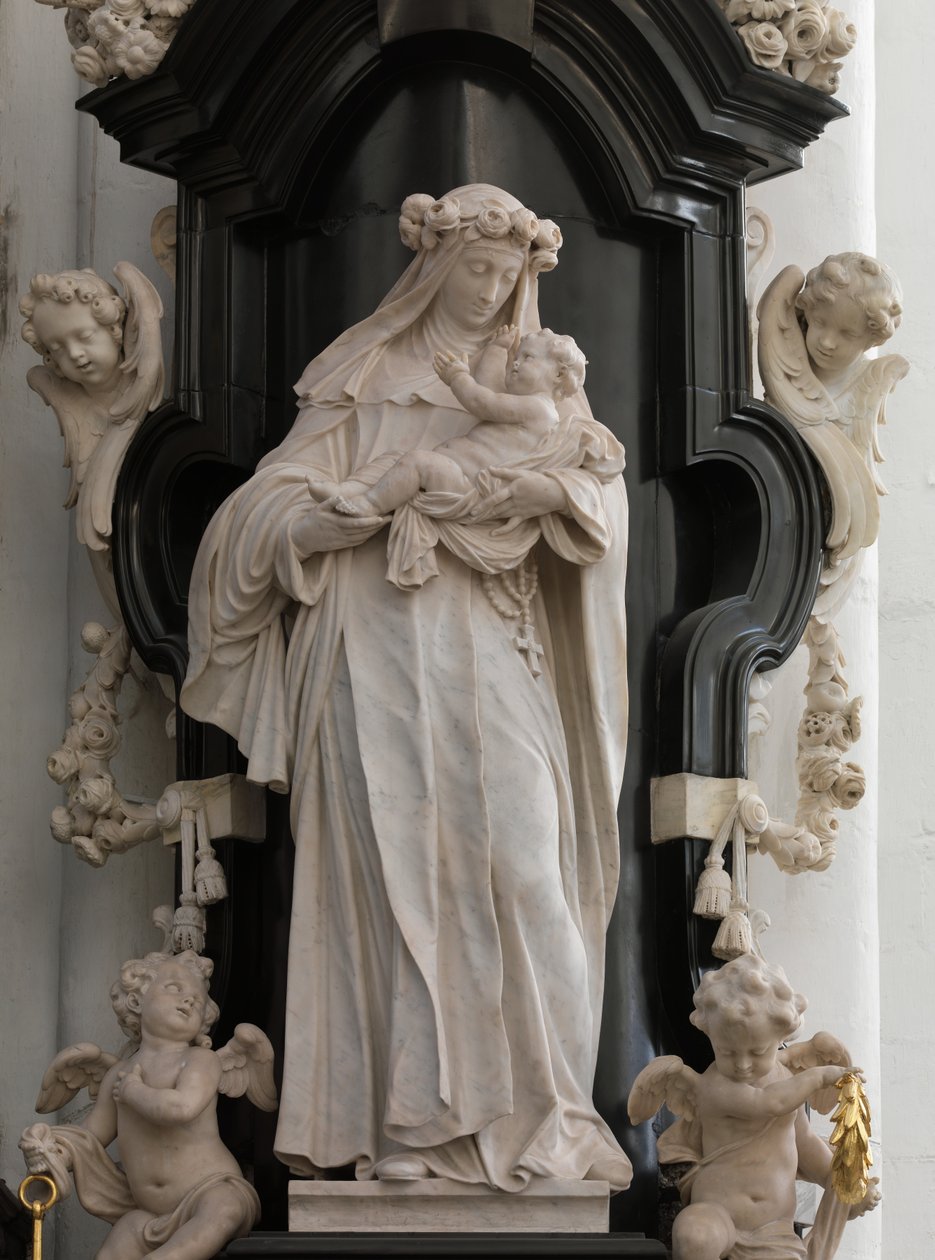 Svatá Rosa z Limy (mramor) od Artus I Quellinus