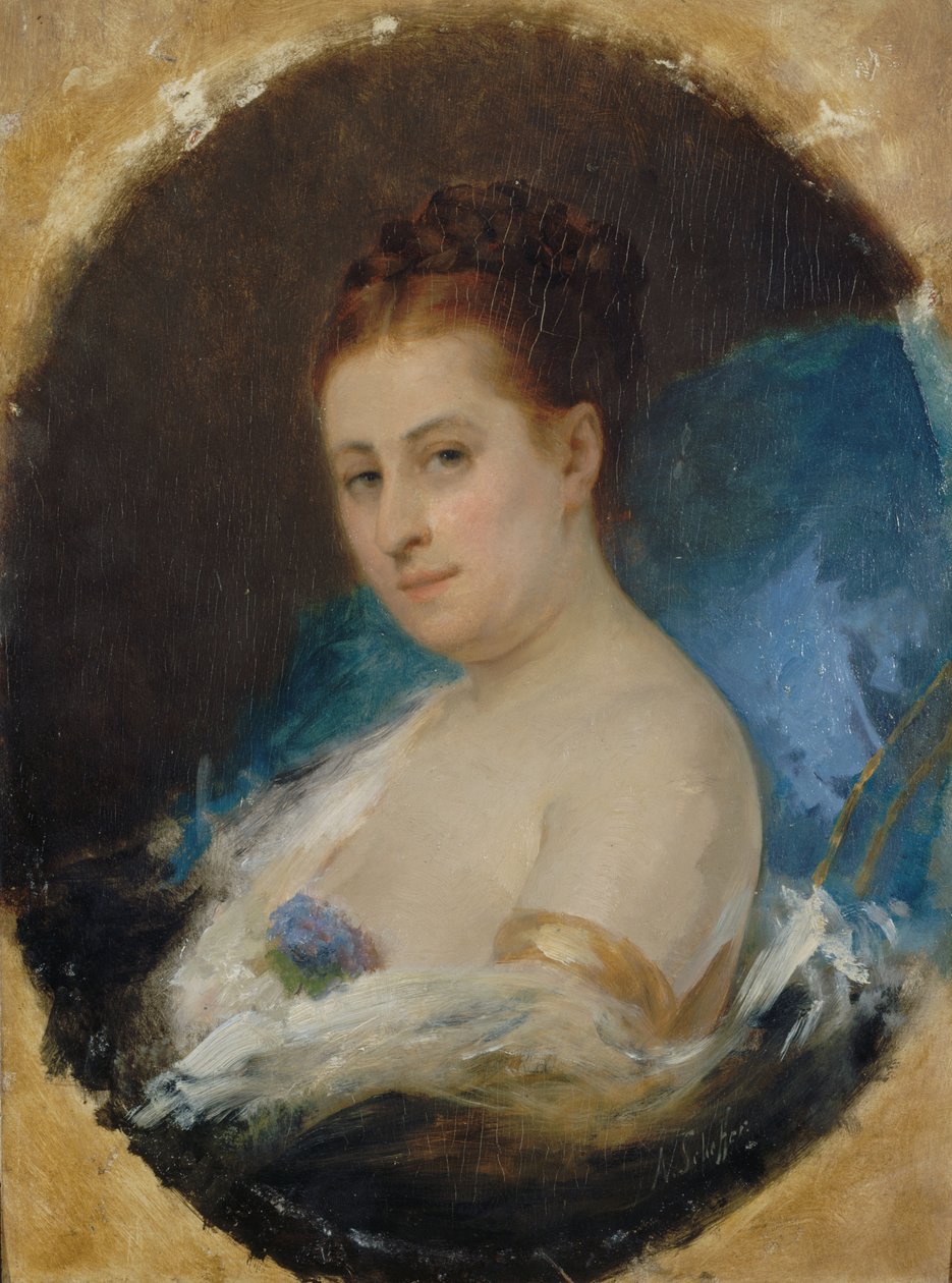 Portrét herečky Adelaide Ristori 1822-1906, cca 1857. od Ary Arnold Scheffer