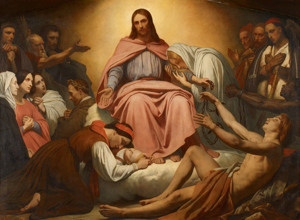 Kristus, Utěšitel od Ary Scheffer