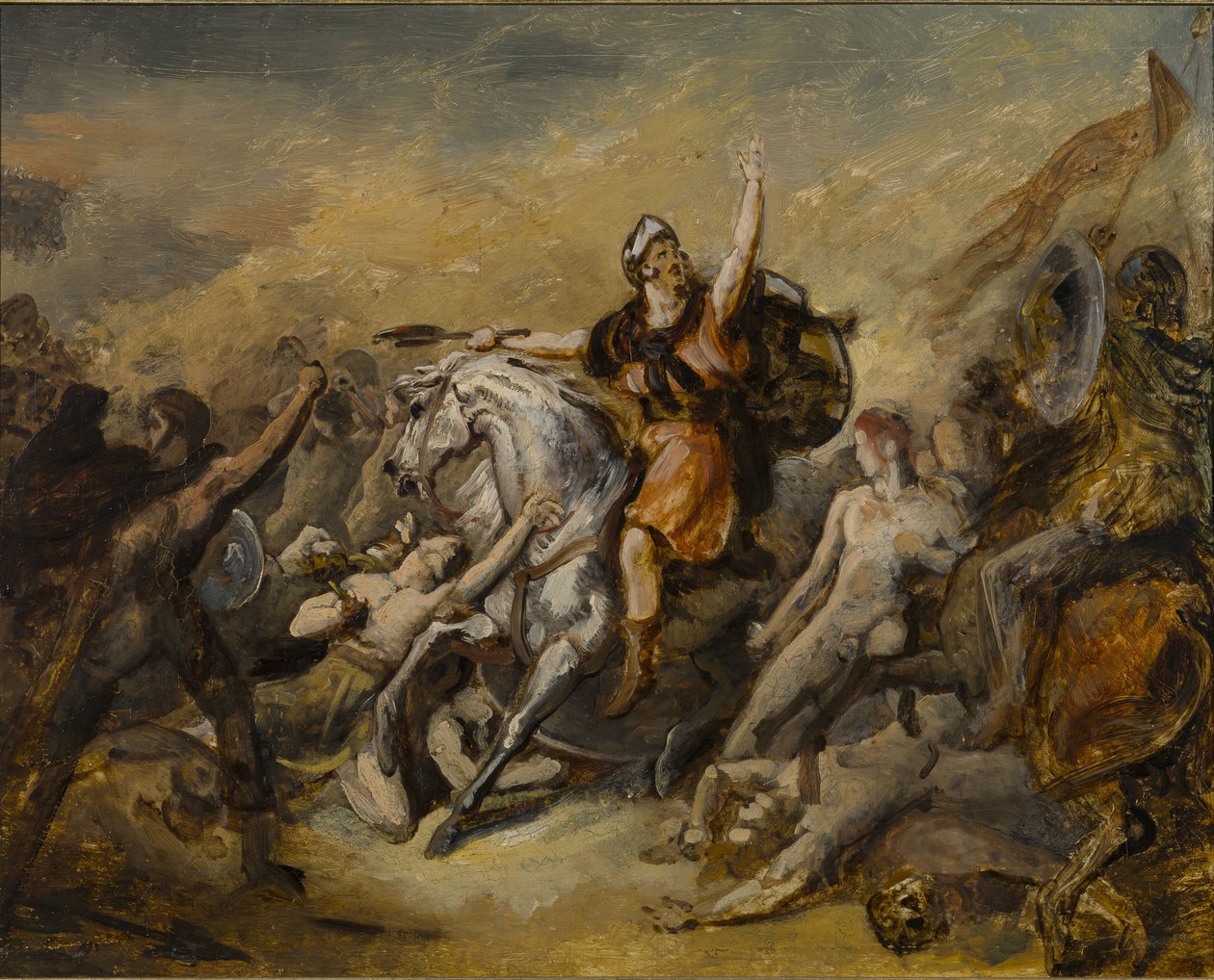 Bitva u Tolbiaka od Ary Scheffer