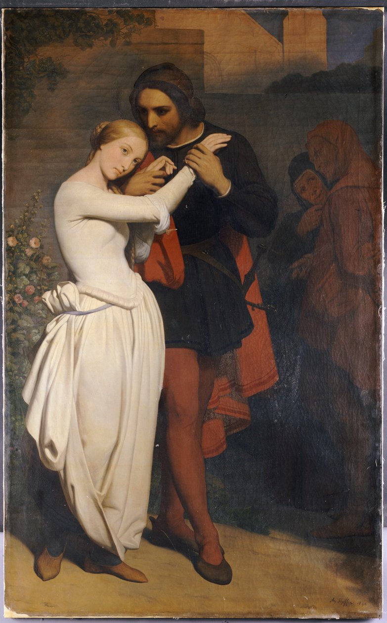 Faust a Markéta v zahradě, 1846 od Ary Scheffer
