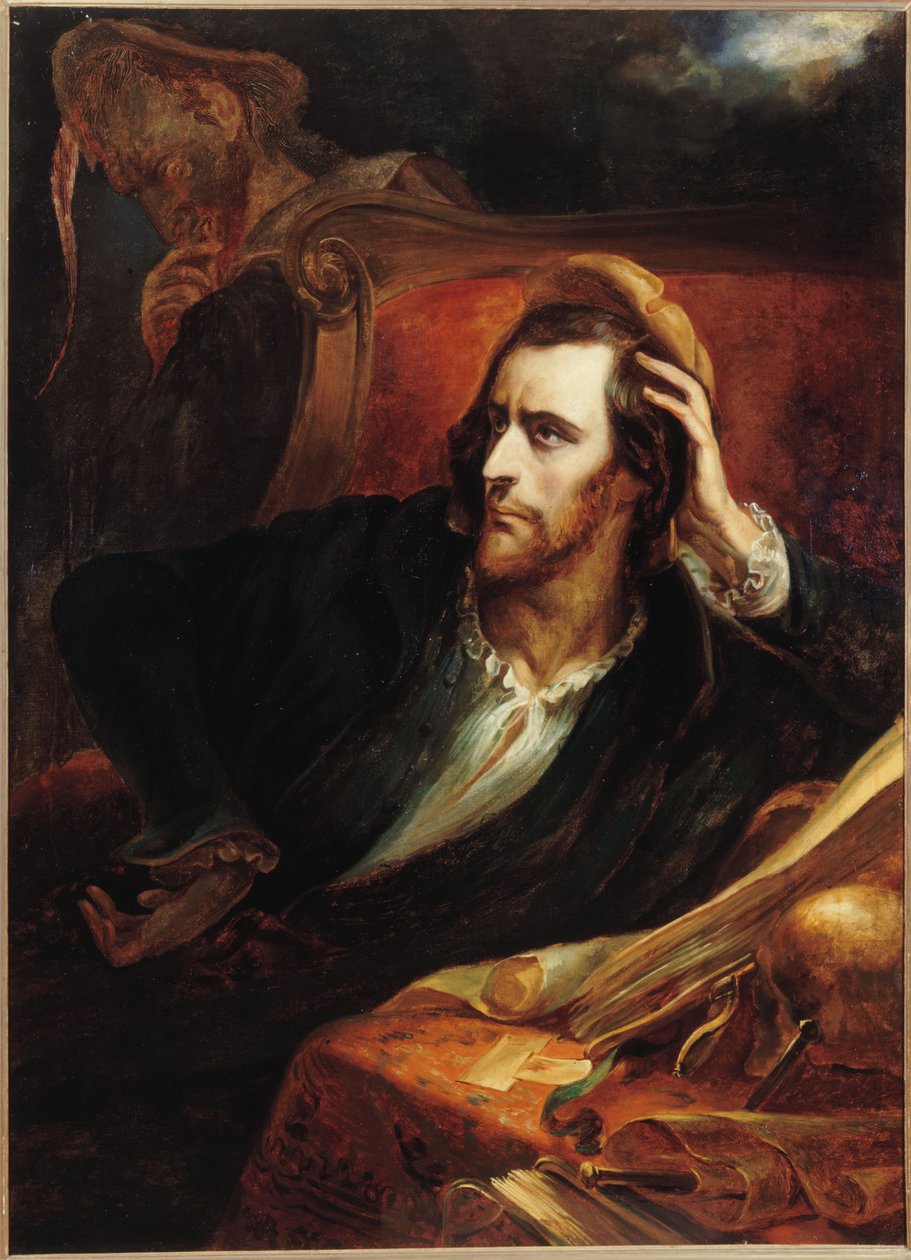 Faust ve své pracovně od Ary Scheffer