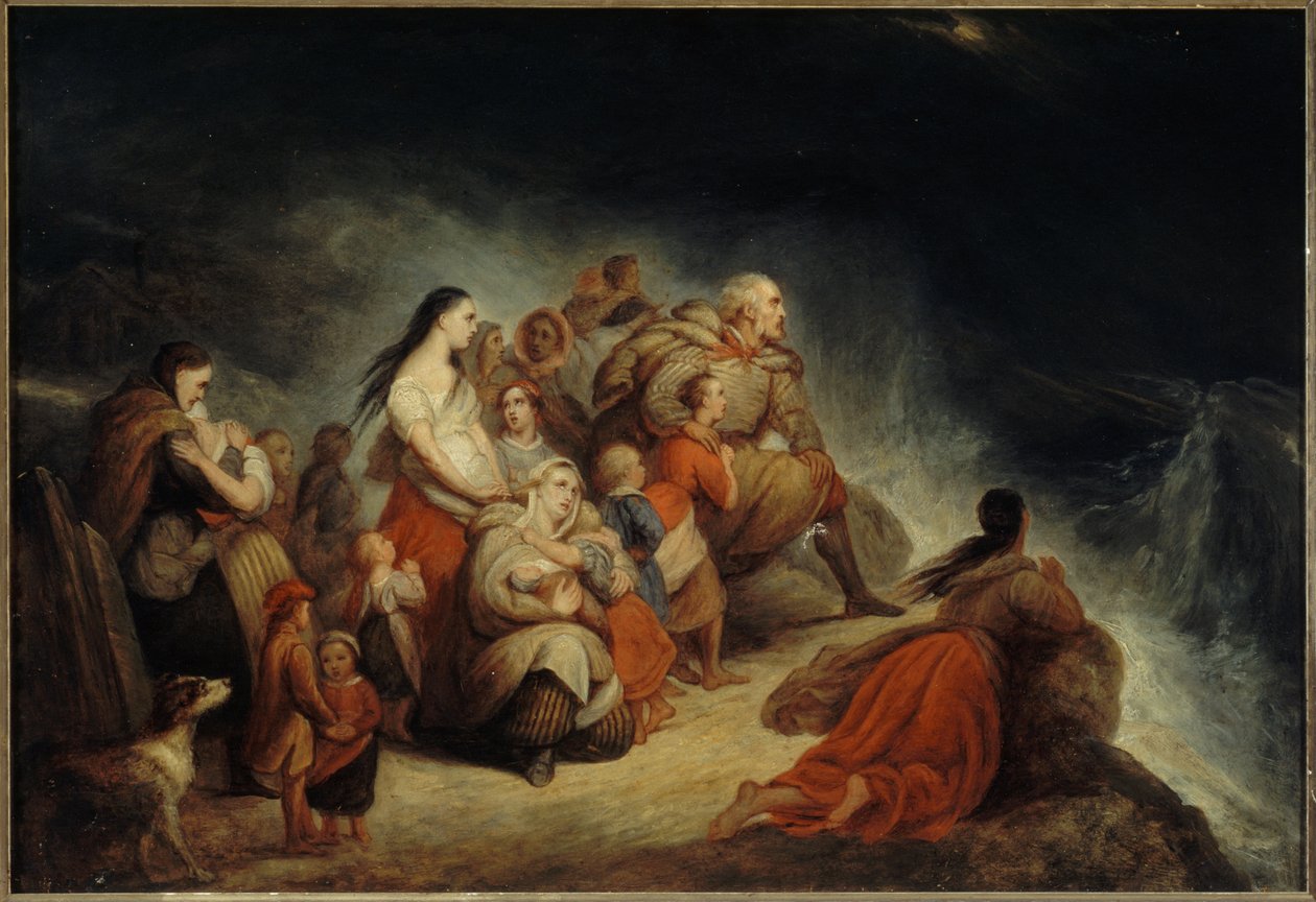 Bouře od Ary Scheffer