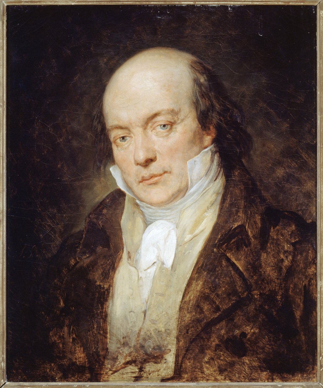 Portrét Pierra-Jeana Bérangera (1780-1857), básníka a písničkáře. od Ary Scheffer