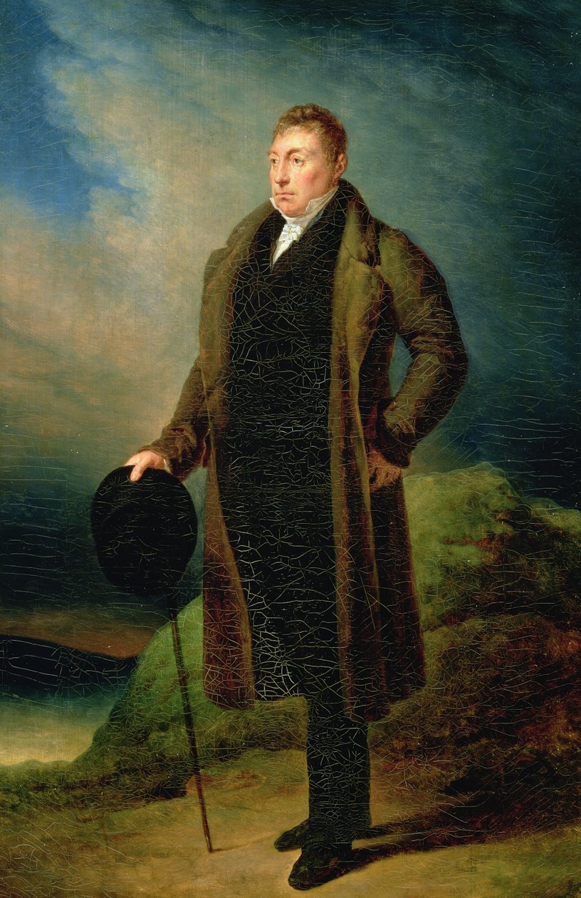 Portrét Marie Joseph Paul Yves Roch Gilbert du Motier (1757-1834) Marquis de Lafayette, kolem 1822 od Ary Scheffer