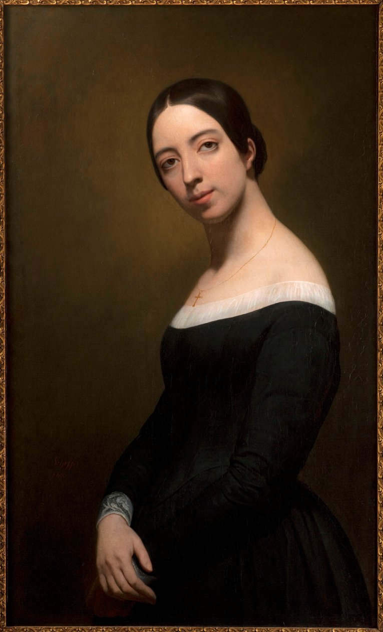 Portrét zpěvačky a skladatelky Pauline Viardot 1821-1910, 1840. od Ary Scheffer