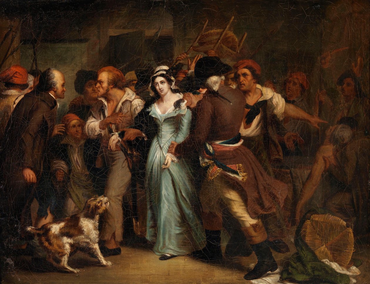 Zatčení Charlotte Cordayové od Ary Scheffer