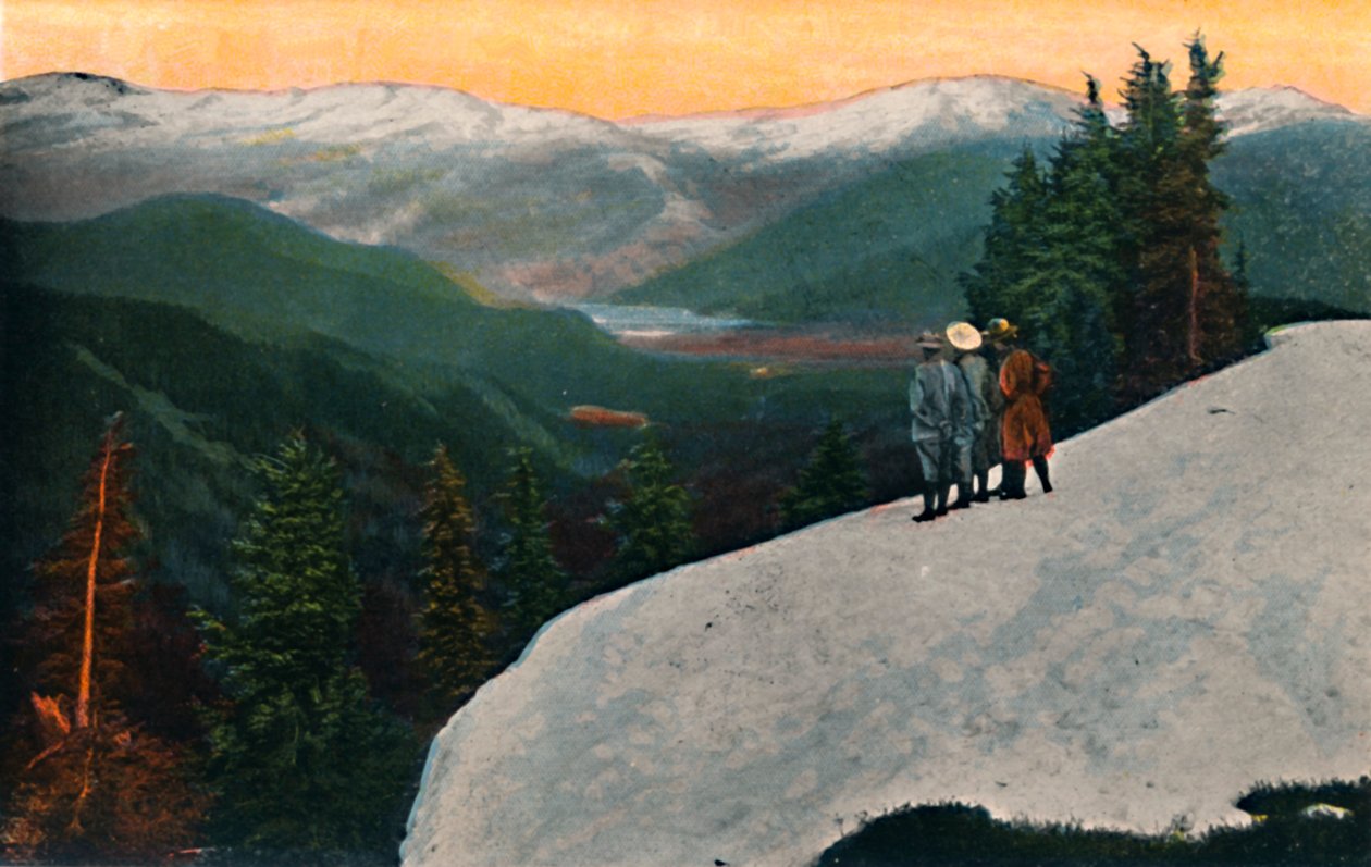 Pohled dolů z Mount Rainier, c1916 od Asahel Curtis