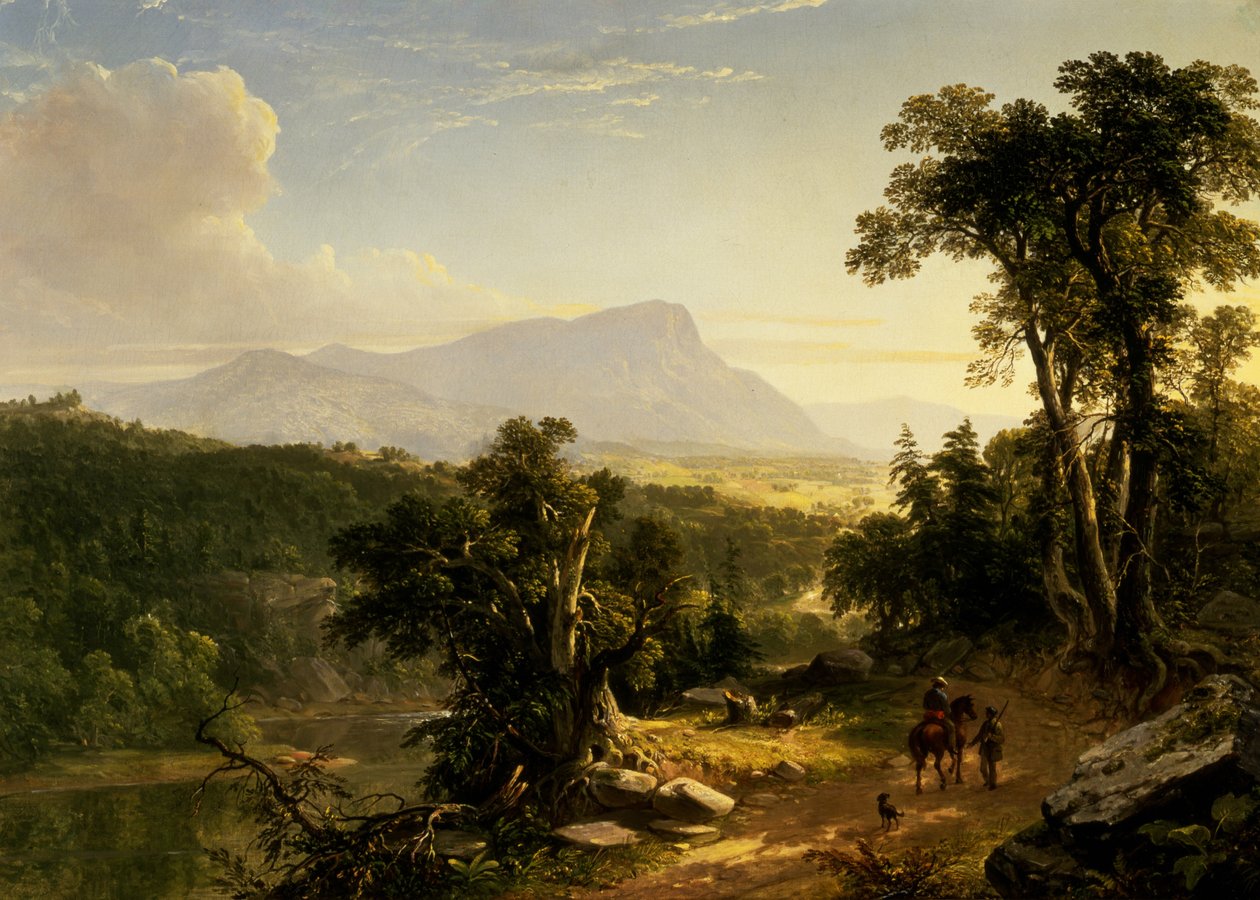Krajinná kompozice: In The Catskills, 1848 od Asher Brown Durand