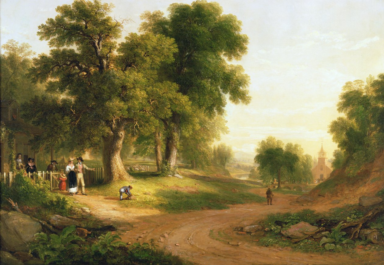 Nedělní ráno, 1839 od Asher Brown Durand