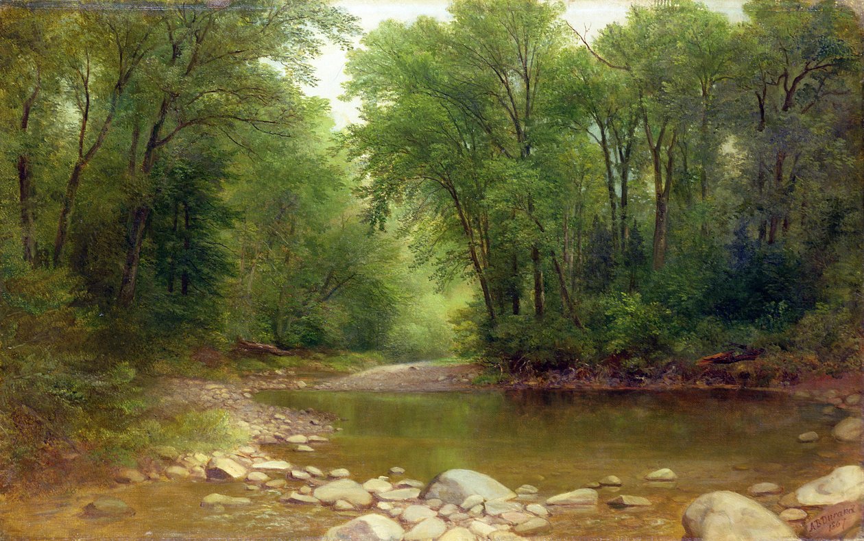 A Catskill Stream, 1867 od Asher Brown Durand