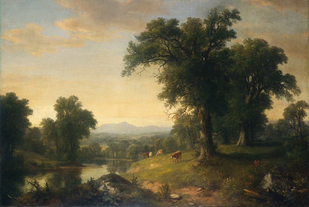 Pastorační scéna od Asher Brown Durand