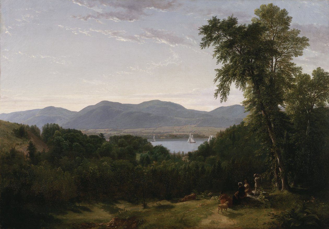 Beacon Hills na řece Hudson, 1852 od Asher Brown Durand