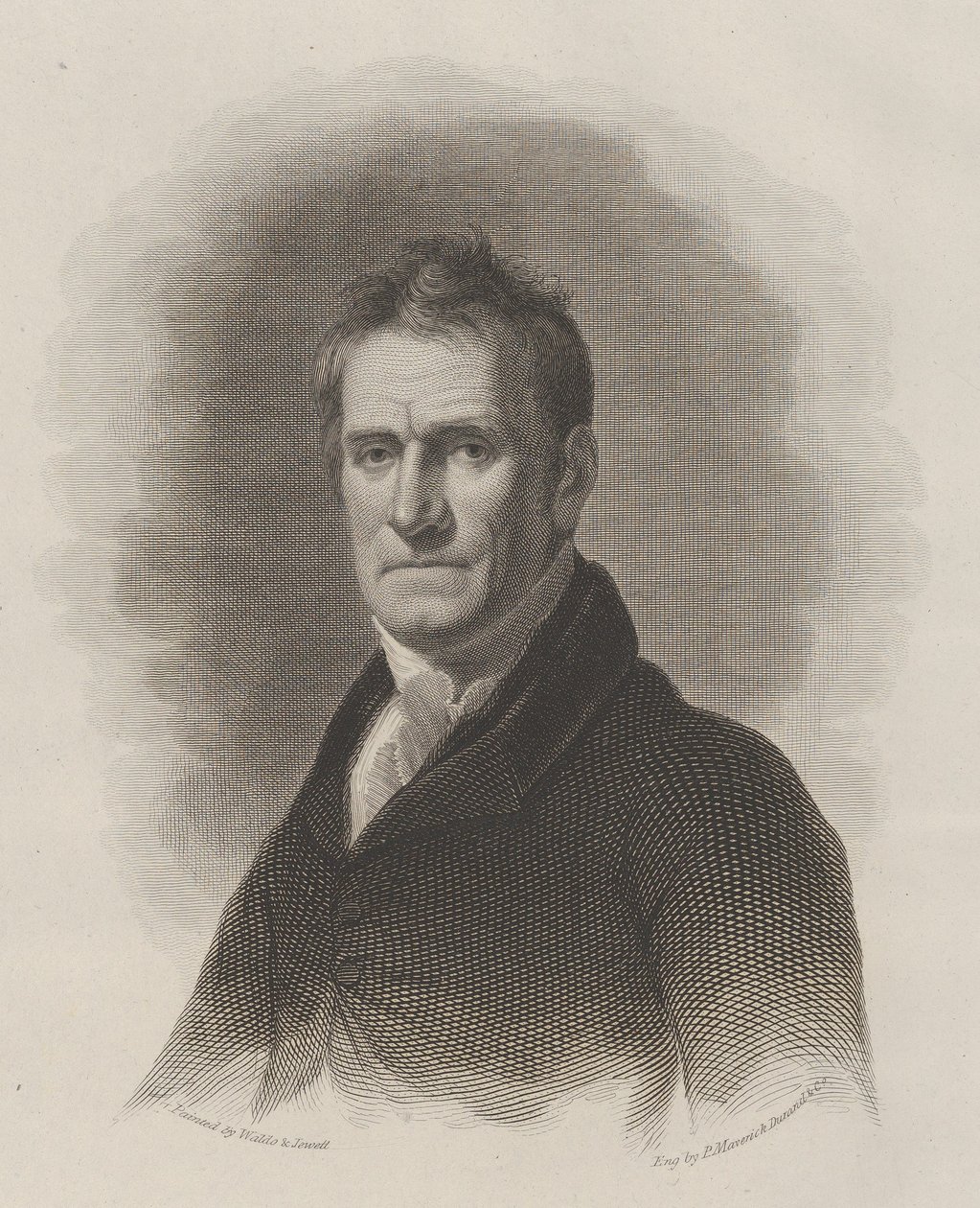Cadwallader David Colden, starosta New Yorku, ca. 1825 od Asher Brown Durand