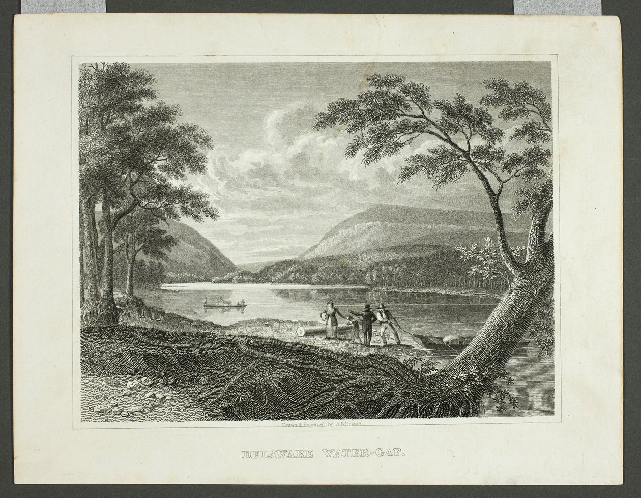 Delaware Water Gap od Asher Brown Durand