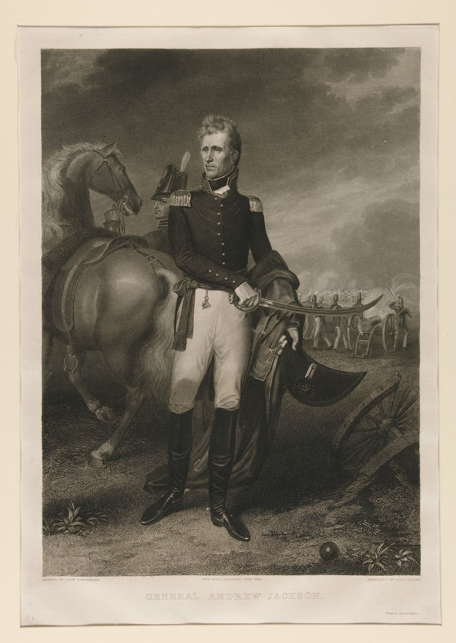 Generál Andrew Jackson od Asher Brown Durand