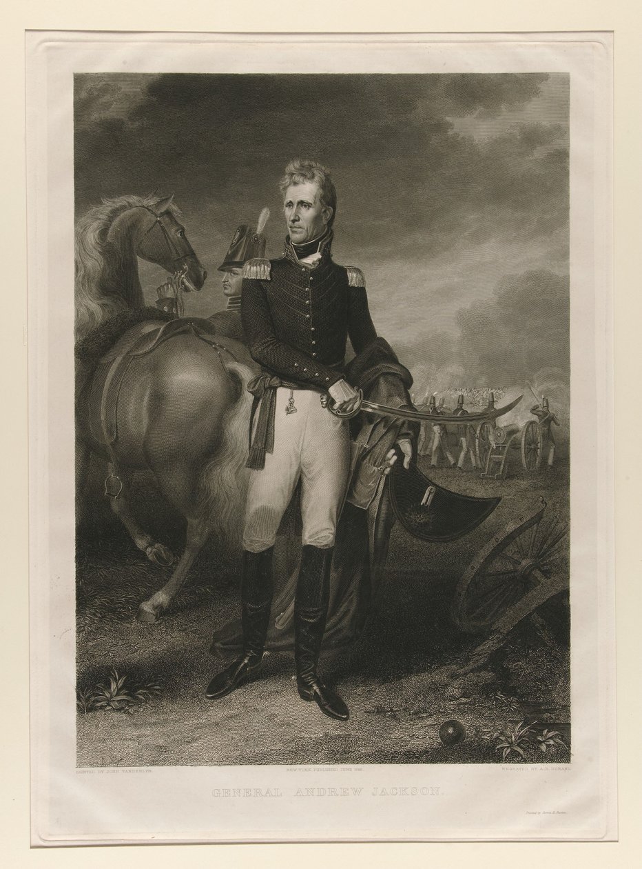 Generál Andrew Jackson od Asher Brown Durand