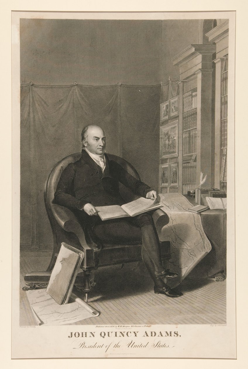 John Quincy Adams, prezident Spojených států od Asher Brown Durand