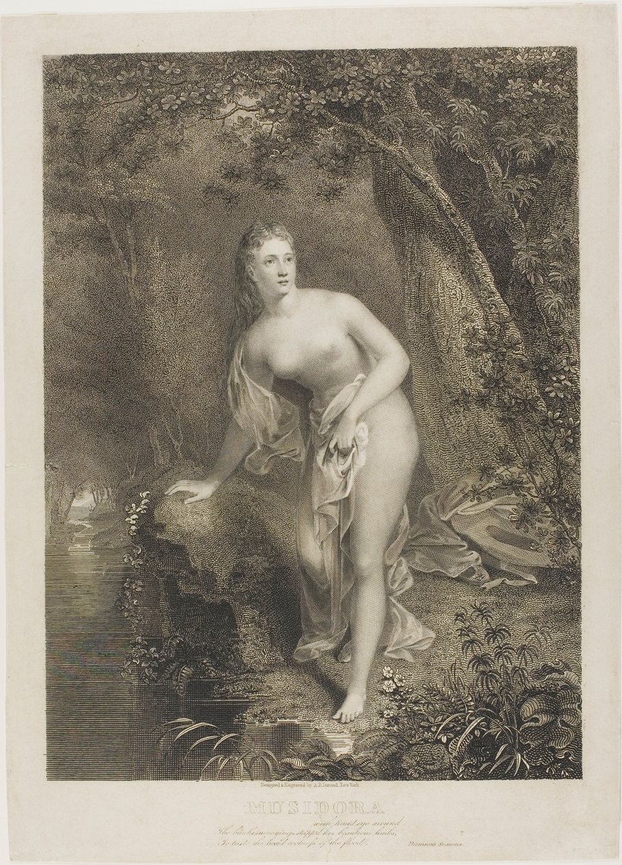 Musidora od Asher Brown Durand