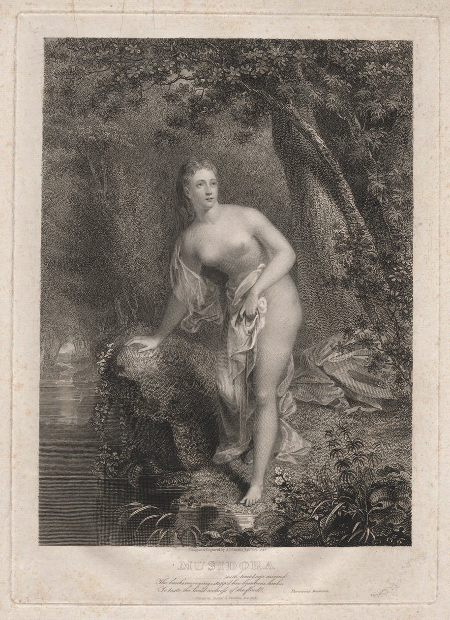Musidora od Asher Brown Durand