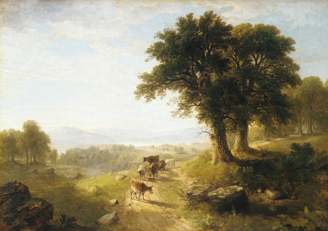 Říční scéna, 1854. od Asher Brown Durand