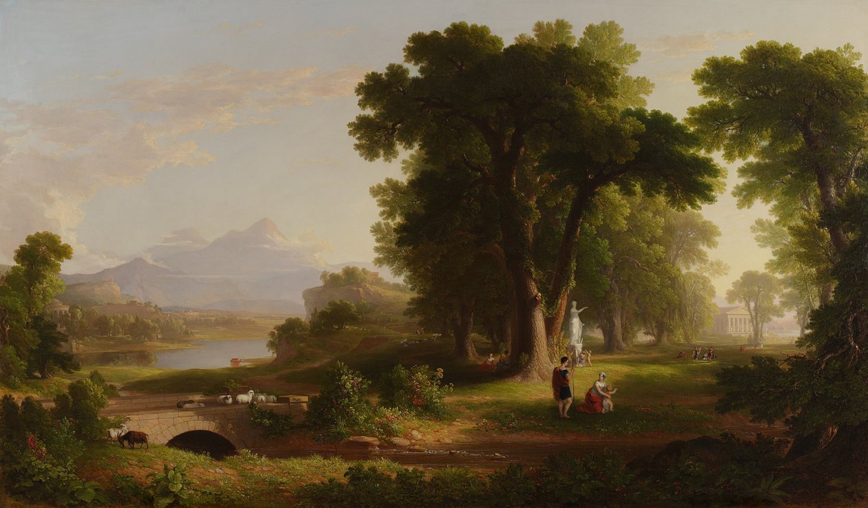 Ráno života, 1840 od Asher Brown Durand