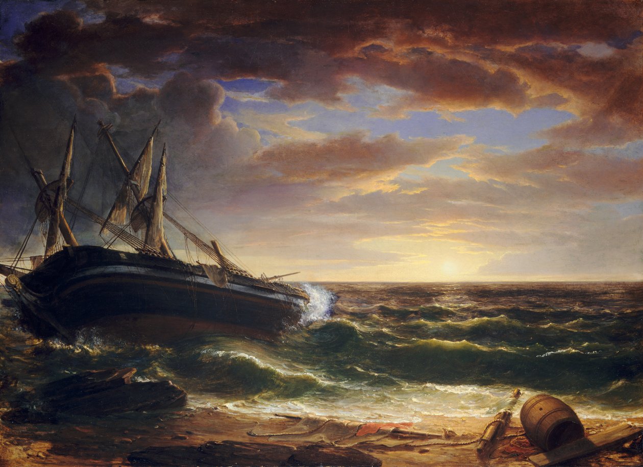 Stranded Ship od Asher Brown Durand