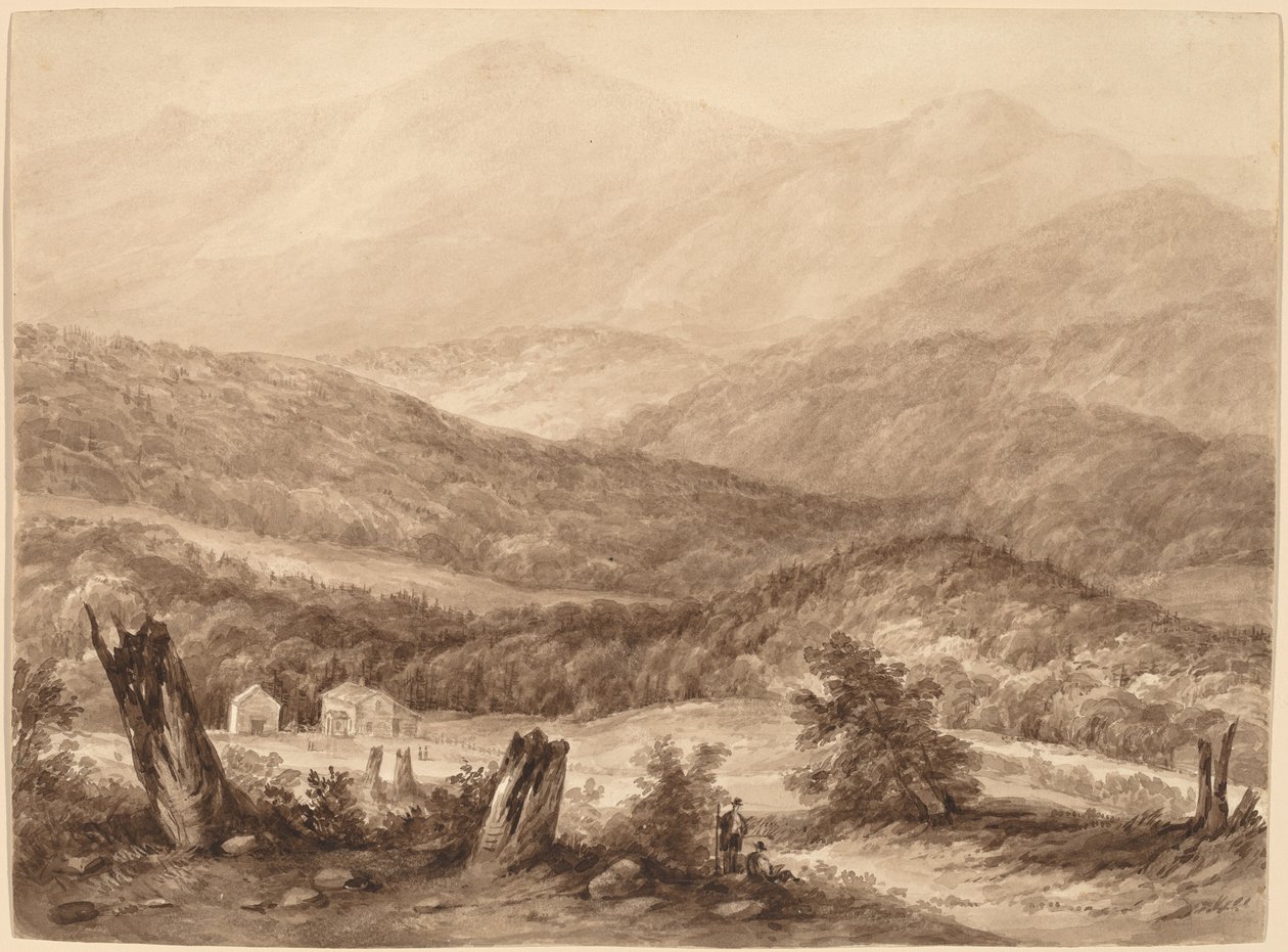 Bílé hory (?) od Asher Brown Durand