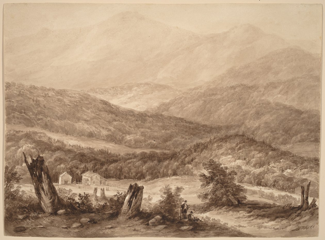 Bílé hory (?) od Asher Brown Durand