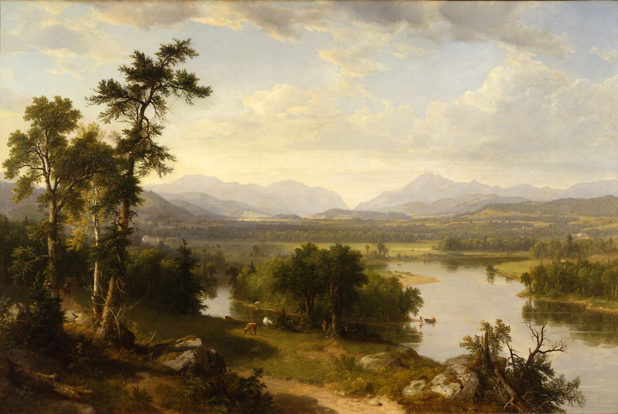 Valkoiset vuoret (Gebirge New Hampshiressa), Frankonia-Tal. od Asher Brown Durand