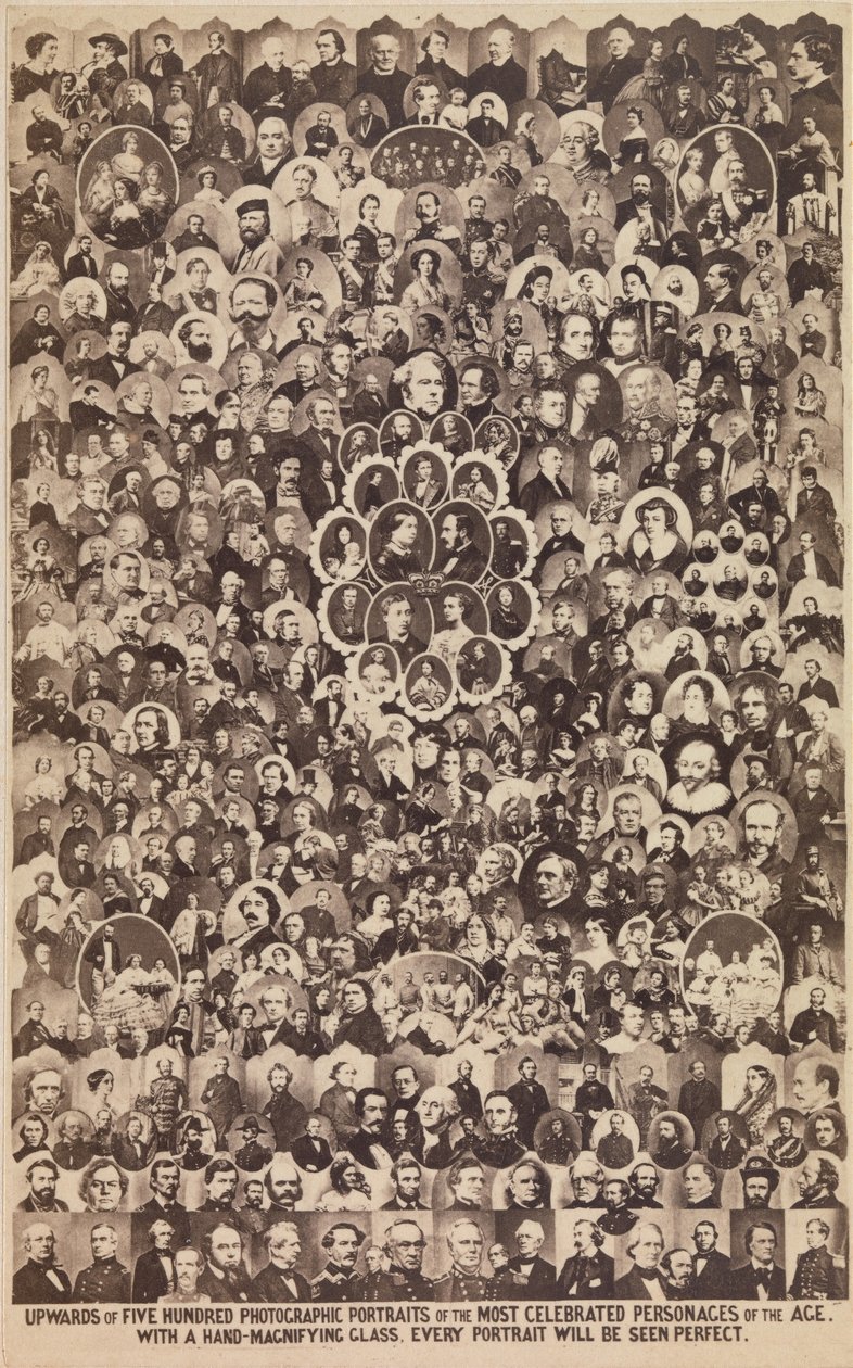 Více než pět set fotografických portrétů nejuznávanějších osobností..., ca. 1864. od Ashford Brothers and Co