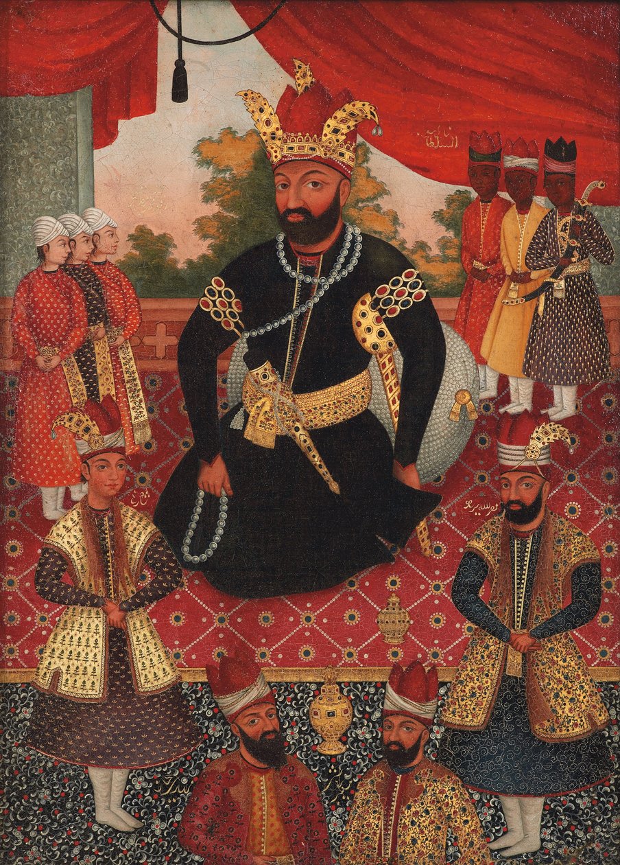 Nadir Shah Afshar a jeho dvůr od Asian School