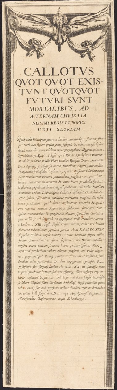 Obléhání La Rochelle [deska 8 ze 16; sada obsahuje 1952.8.97-112] od Assistant of Jacques Callot