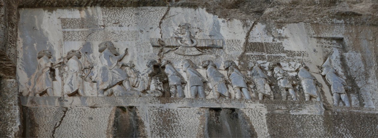 Darius I. Veliký. Behistunský nápis, 6. století před naším letopočtem od Assyrian