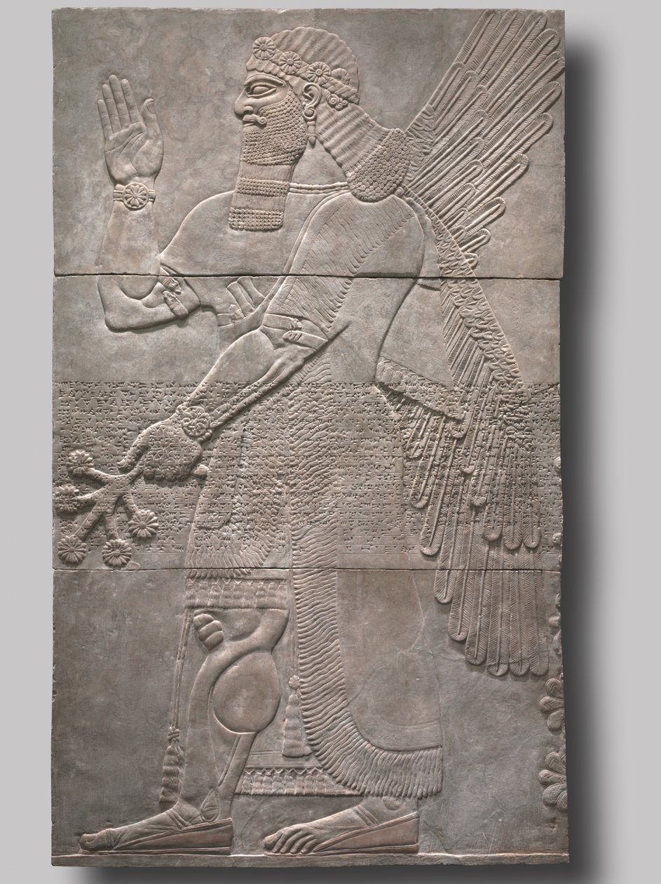 Zdraví ochranný duch, 883-859 před naším letopočtem od Assyrian